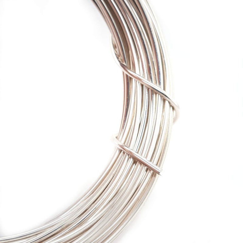 Craft Wire 12 Gauge, 925 Sterling Silver Wire (Round) Dead Soft Made in USA - 1 Ounce (3FT) by CRAFT WIRE - Image 2